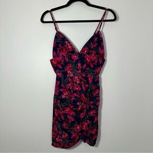 Revolve NBD Strappy Floral Bunched Mini Dress XS